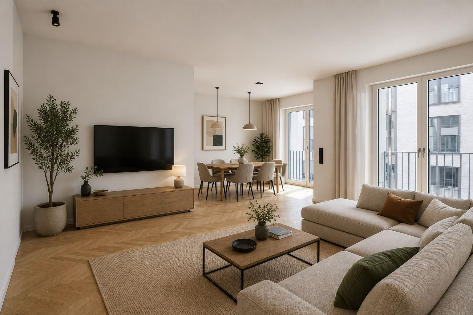 Musterwohnung Neubau — Nachher