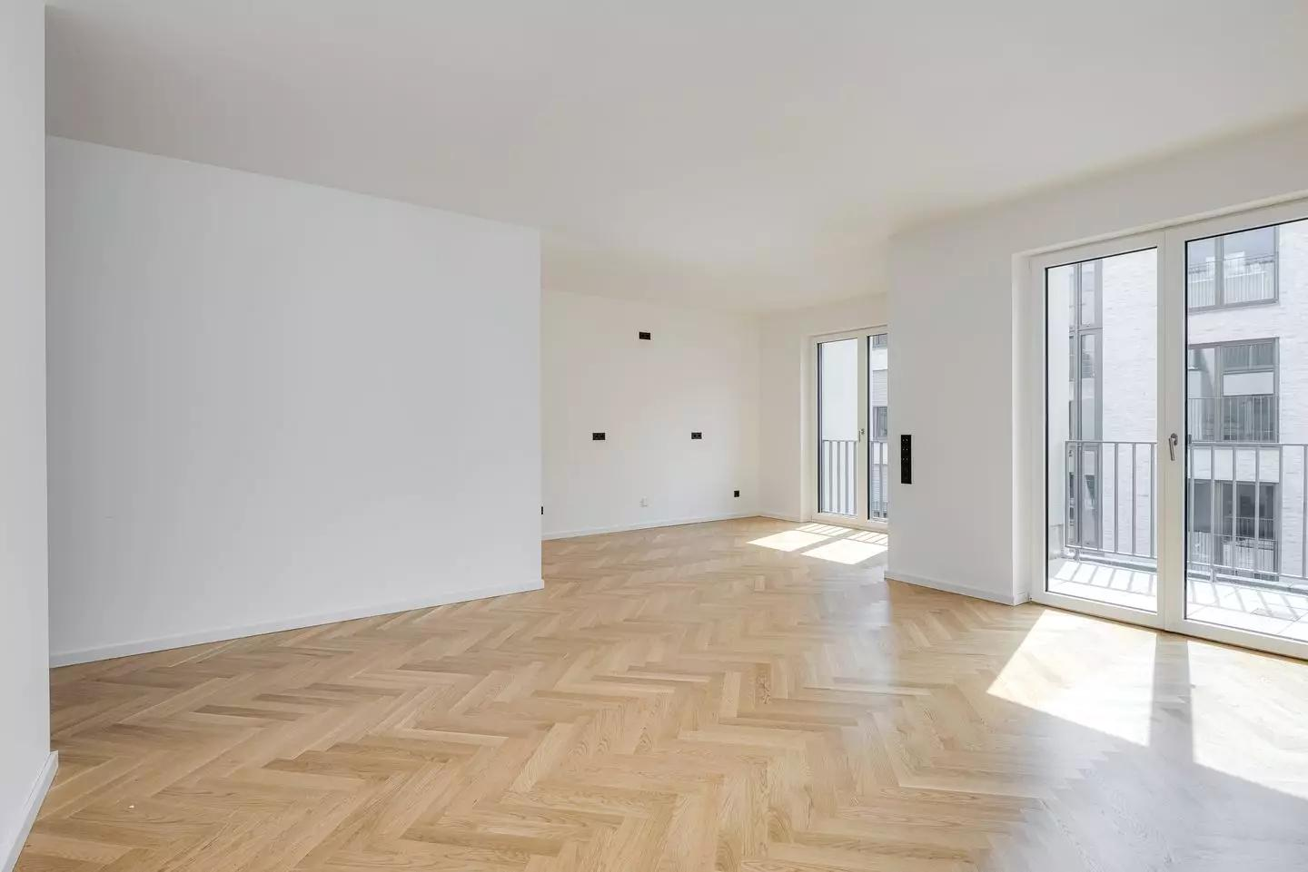 Musterwohnung Neubau — Vorher